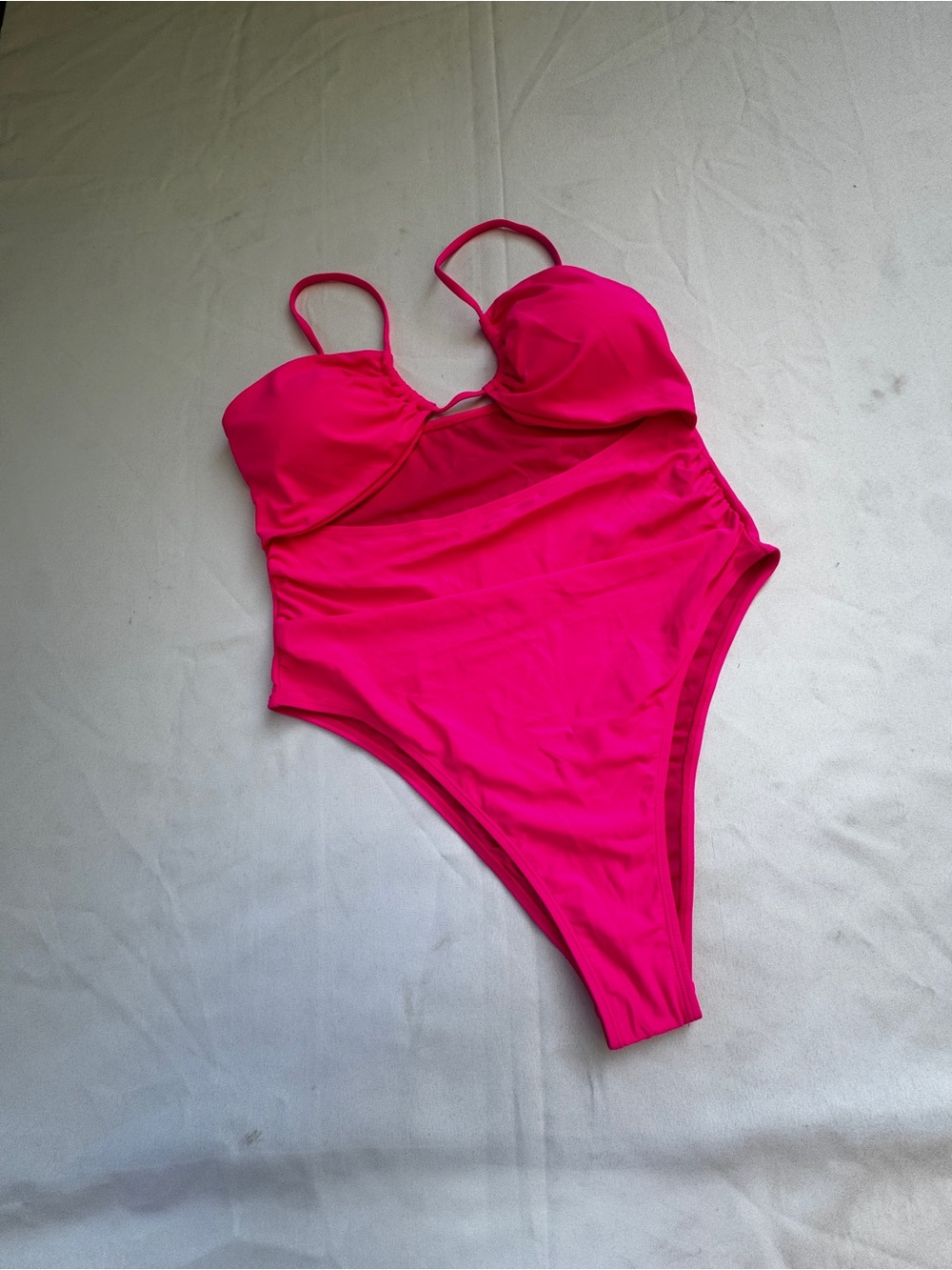 Barbie core pool party festival Hot Pink Monokini  Swimsuit - Classic Fit womens